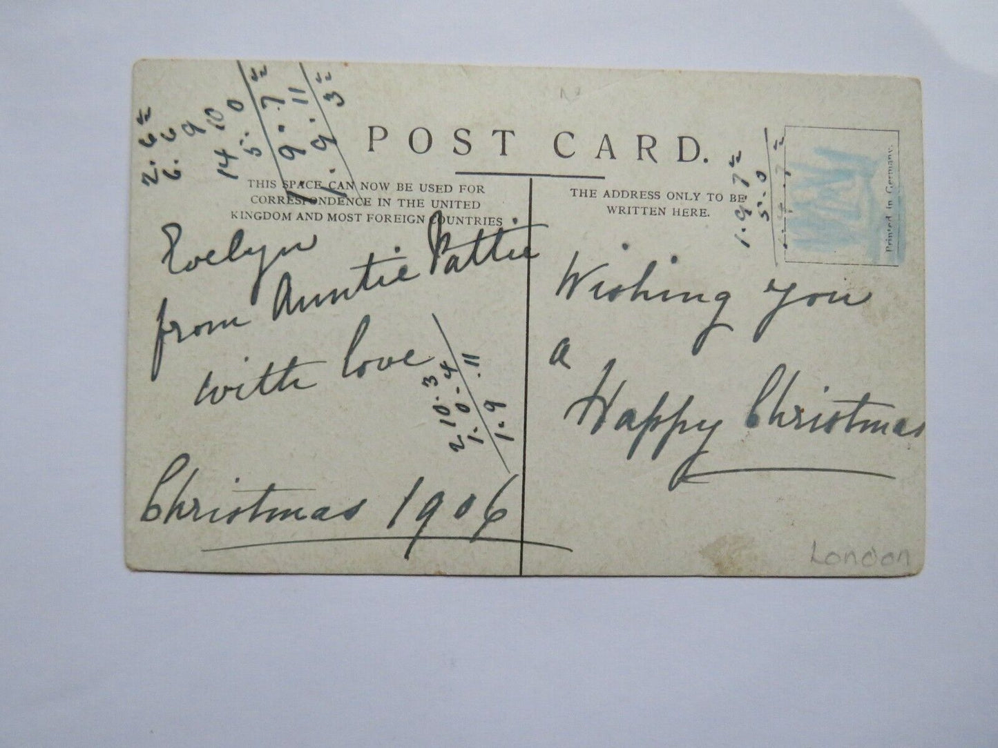 Old Postcard of Westminster Abbey St Margarets Church - Ref : 1032