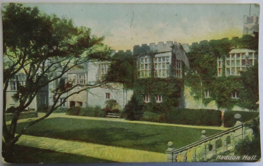 Old Postcard of Haddon Hall - Ref : 1036