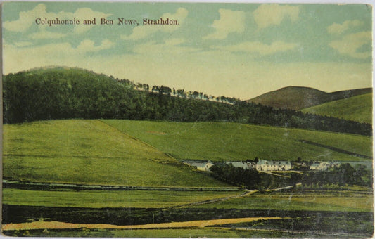 Old Postcard of Colquhonnie and Ben Newe, Strathdon   - Ref : 1003
