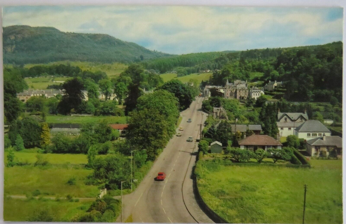 Vintage Postcard of Dunkeld and The Great North Road 1971 - Ref : 1017