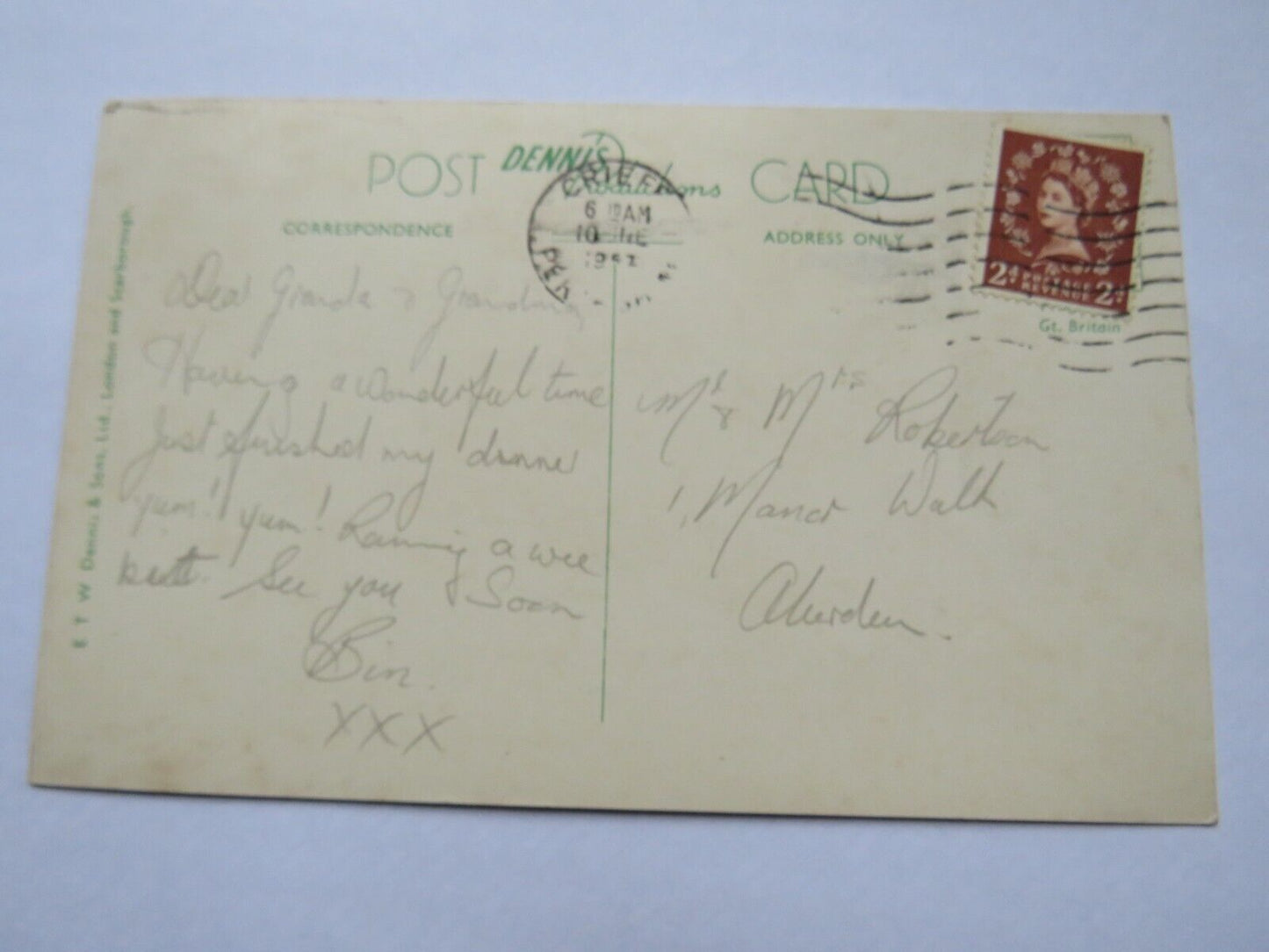 Old Multiview Postcard of Aberfeldy 1950's