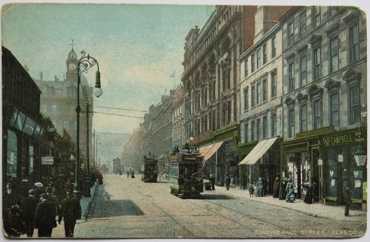 Old Postcard of Sauchiehall Street, Glasgow - Ref : 1035