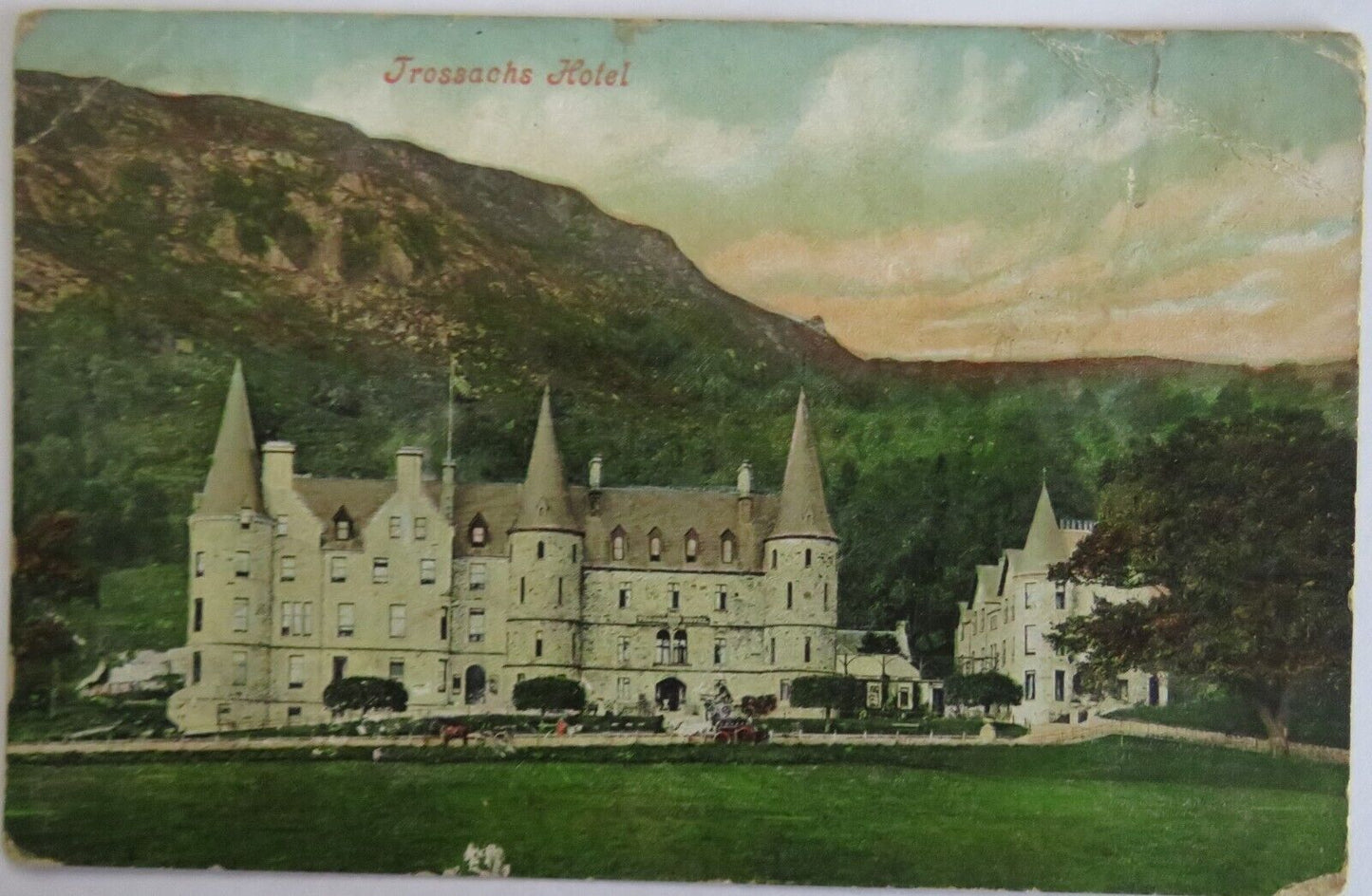 Old Postcard of Trossachs Hotel, 1906 - Ref : 1017