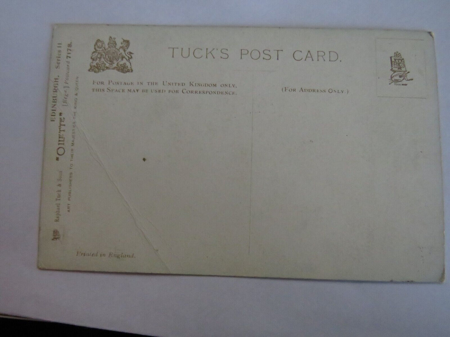 Old Antique Postcard Of St Giles Cathedral Edinburgh - Ref : 1040