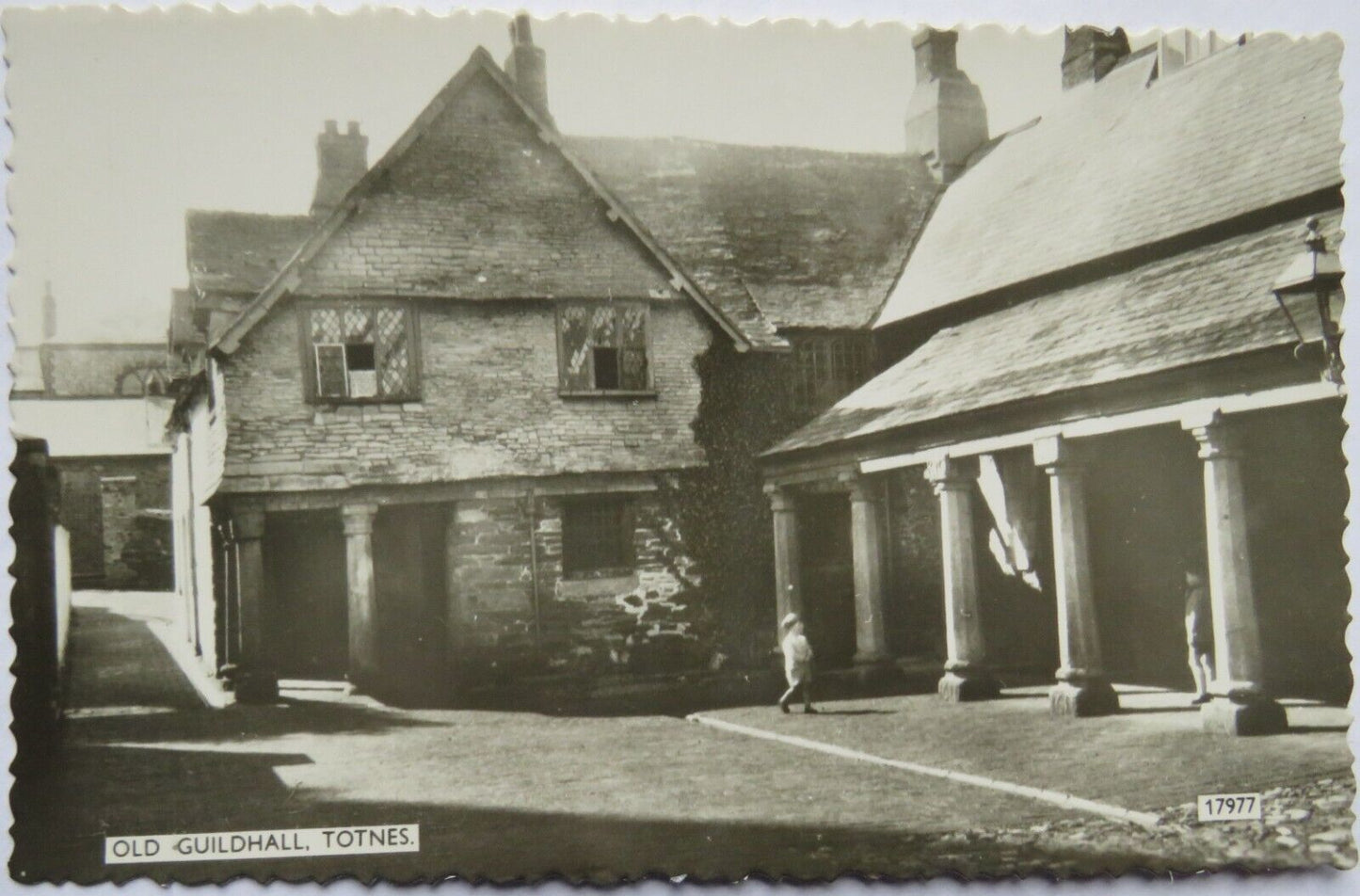 Old Postcard of Old Guildhall, Totnes