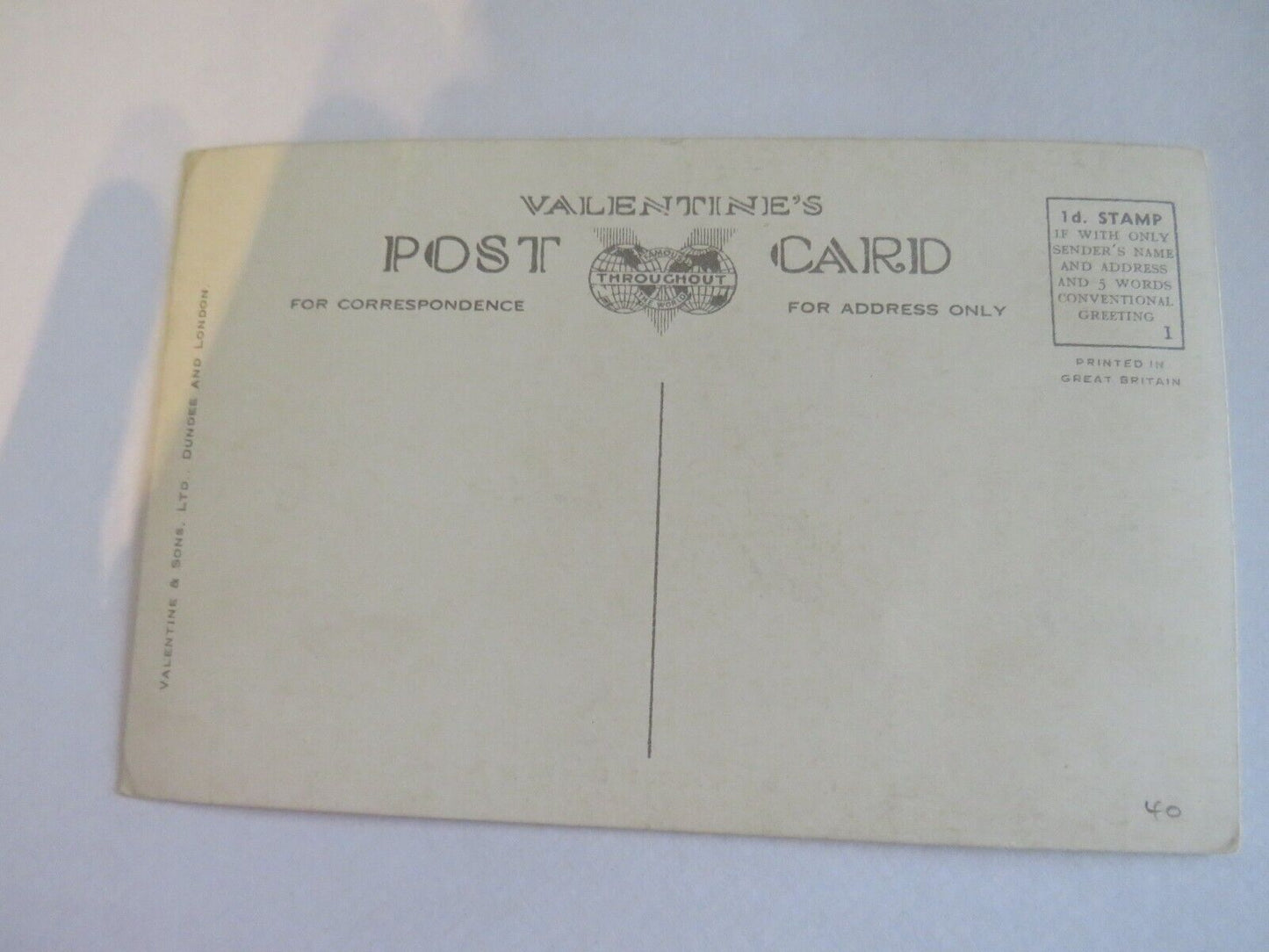 Old Postcard Of Consolidated "Liberator" Long Range Bomber - Ref : 1015