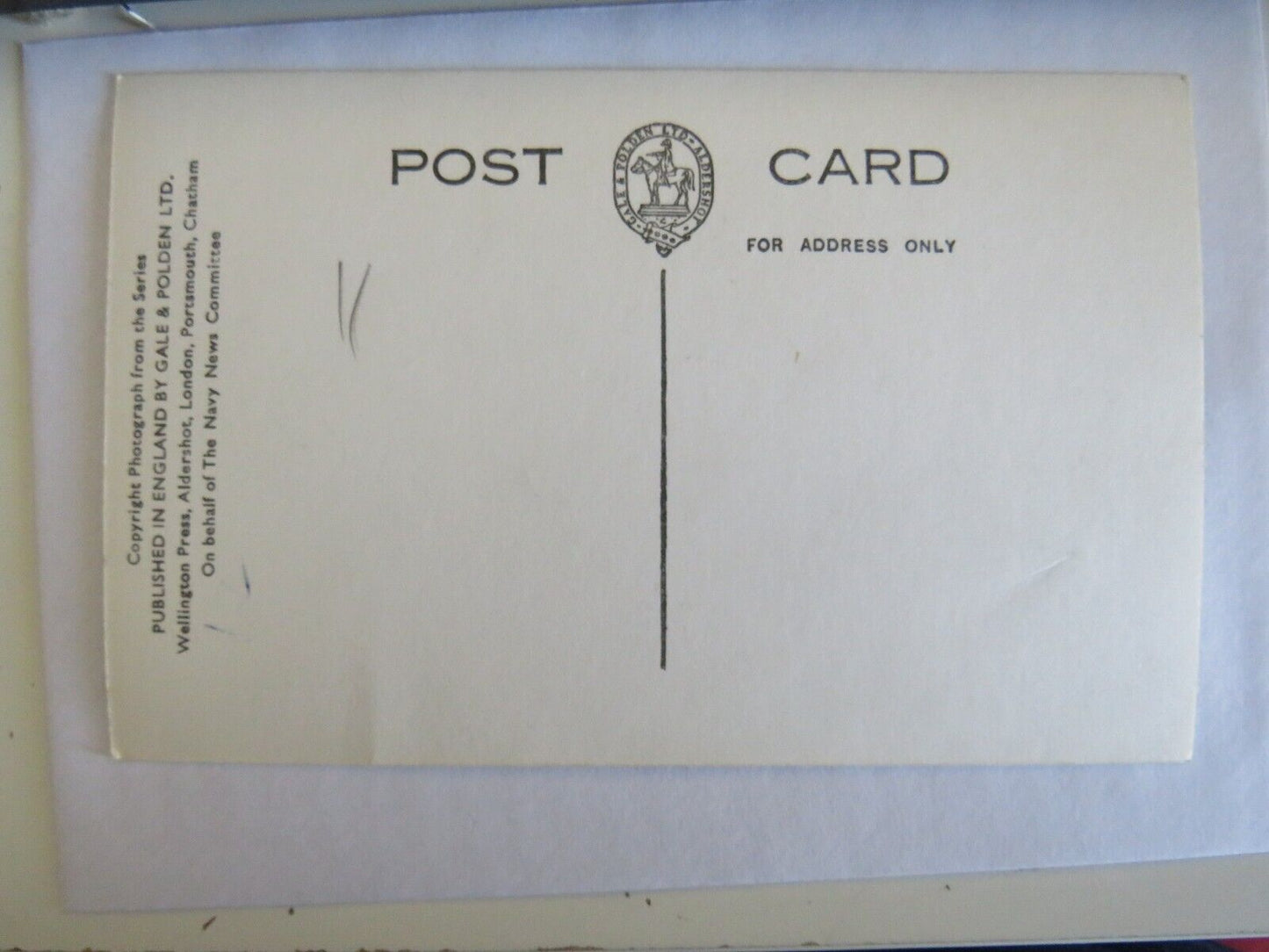 Vintage Postcard of H.M.S. Victorious - Ref : 1024