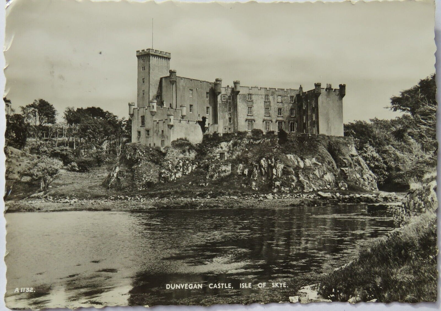 Vintage Postcard of Dunvegan Castle, Isle of Skye 1958
