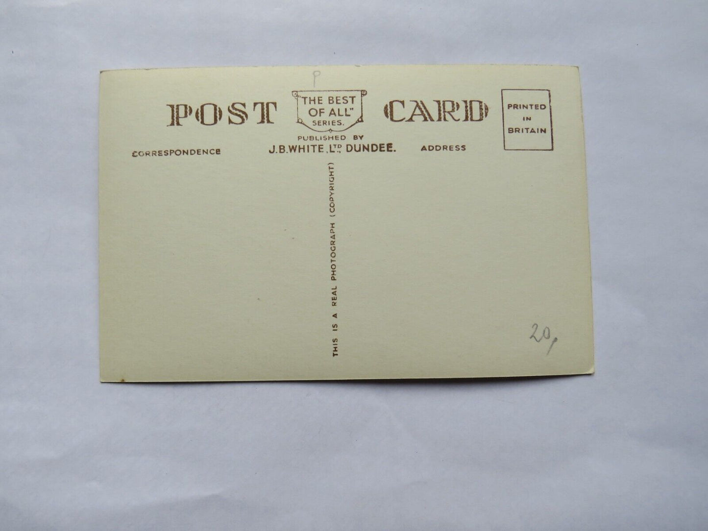 Old Postcard of Schiehallion and the Rapids of the Tummel, Near Kinloch Rannoch