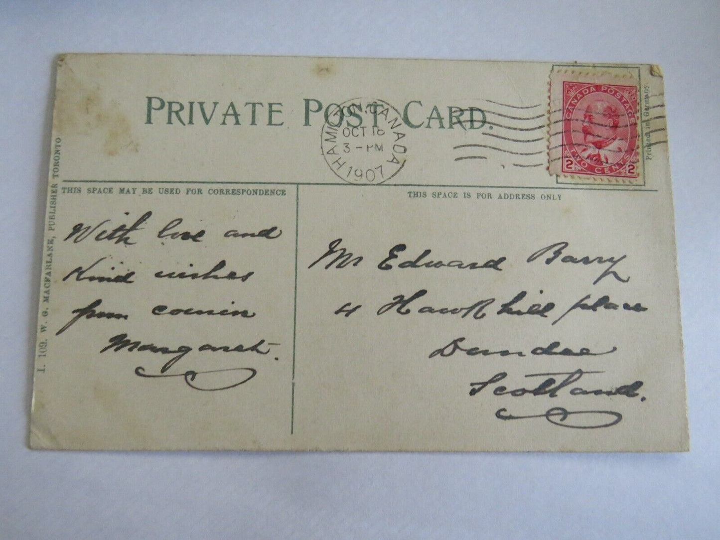 Old Postcard of Water Front Toronto - Ref : 1041