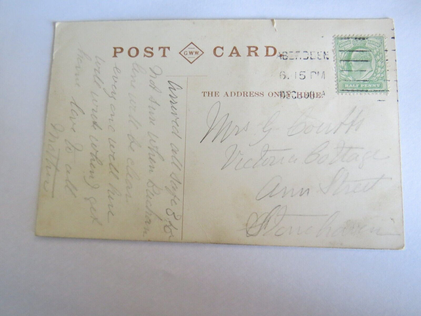 Old Postcard of Birnam Hill From Cathedral Tower, Dunkeld - Ref : 1025