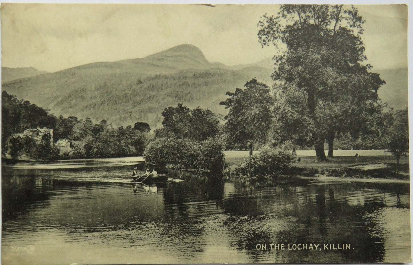 Old Postcard On The Lochay, Killin 1933