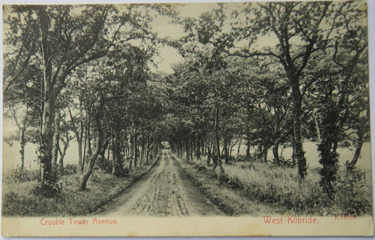Old Postcard of Crosbie Tower Avenue, West Kilbride 1905