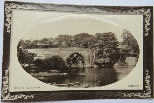 Old Postcard of Brig O' Balgownie, Aberdeen