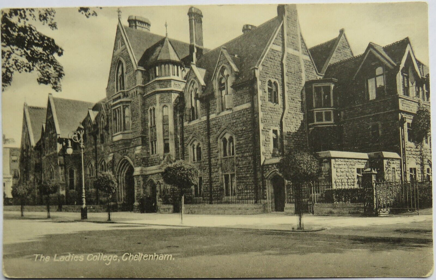 Old Postcard of The Ladies College, Cheltenham