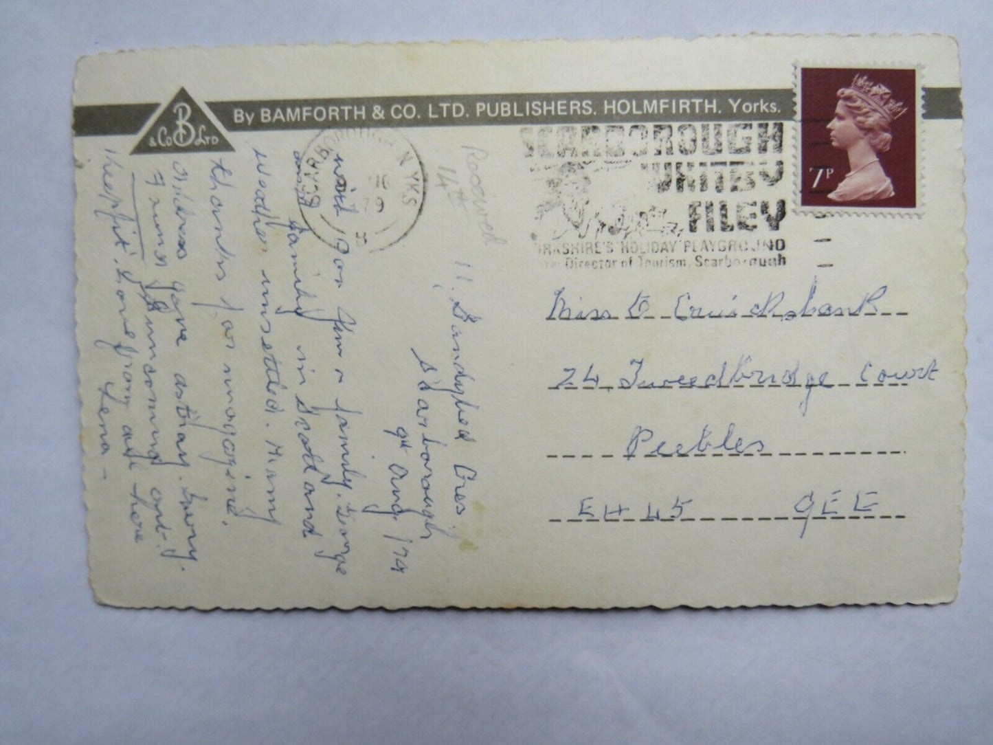 Old Postcard of Rock Walk, Scarborough 1979