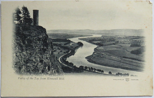 Old Postcard of Valley of the Tay From Kinnoull Hill - Ref : 1010