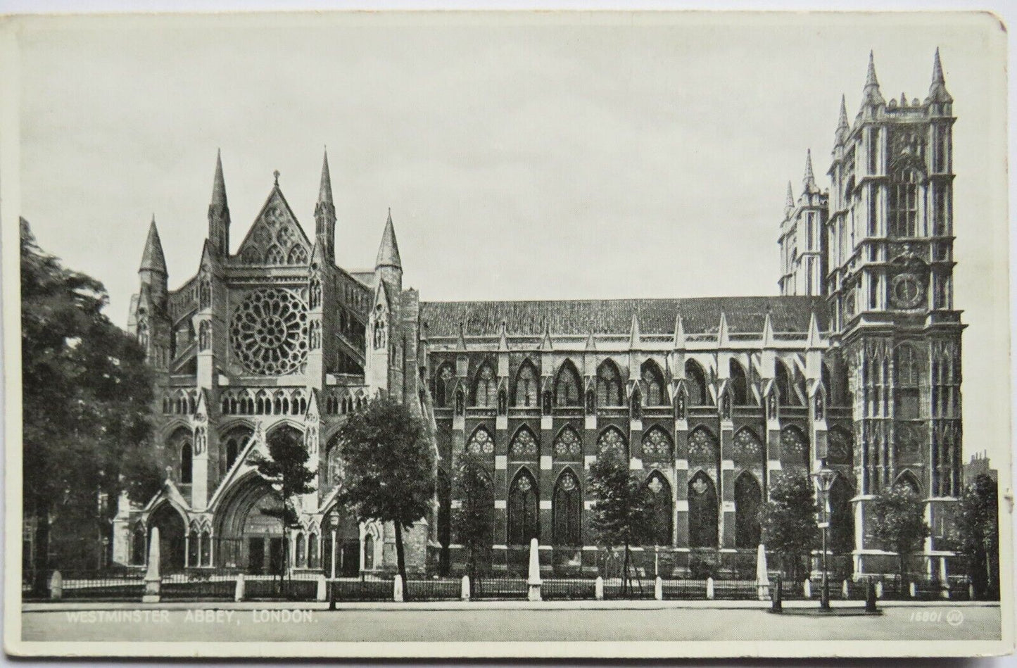 Old Postcard of Westminster Abbey, London - Ref : 1033