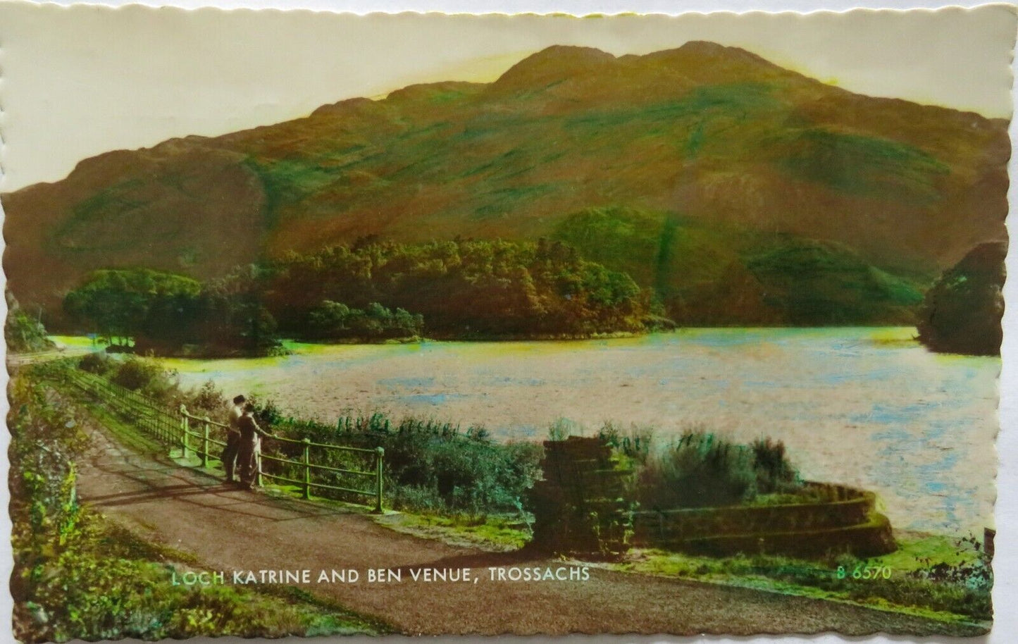 Vintage Postcard of Loch Katrine and Ben Venue, Trossachs - Ref : 1005