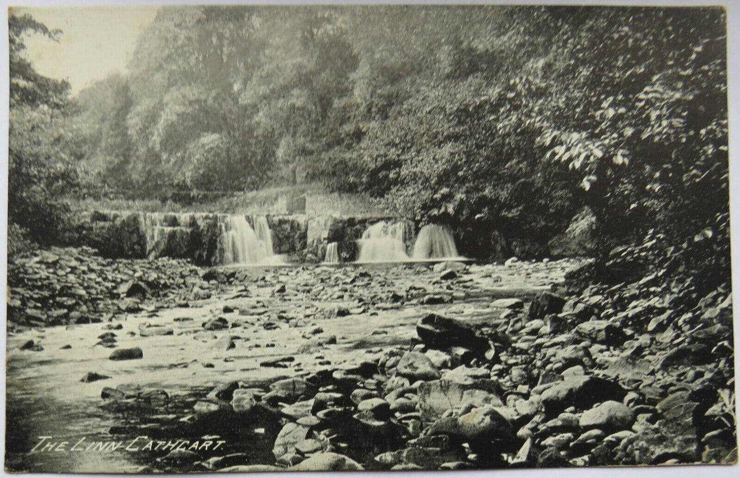 Old Postcard of The Linn, Cathcart - Glasgow