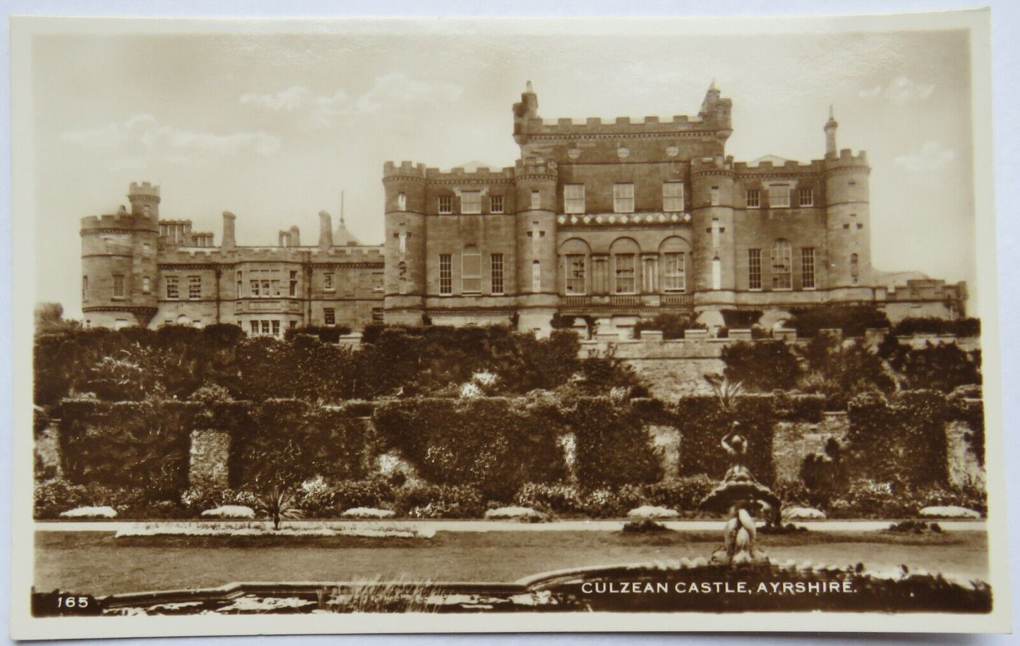 Old Postcard of Culzean Castle, Ayrshire