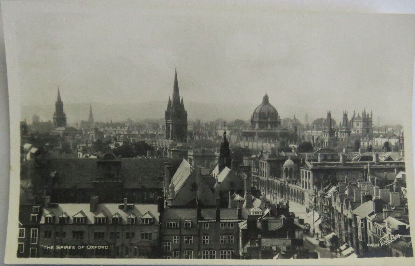 Old Postcard of The Spires of Oxford - Ref : 1037