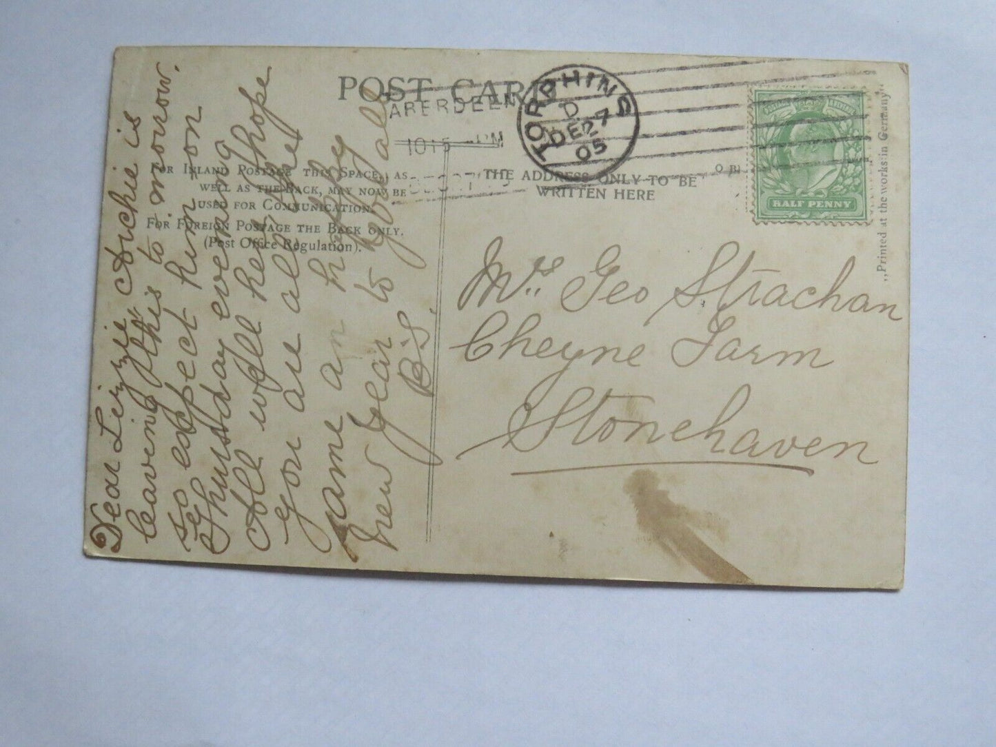 Old Postcard of Craigenddarroch - Ref : 1010