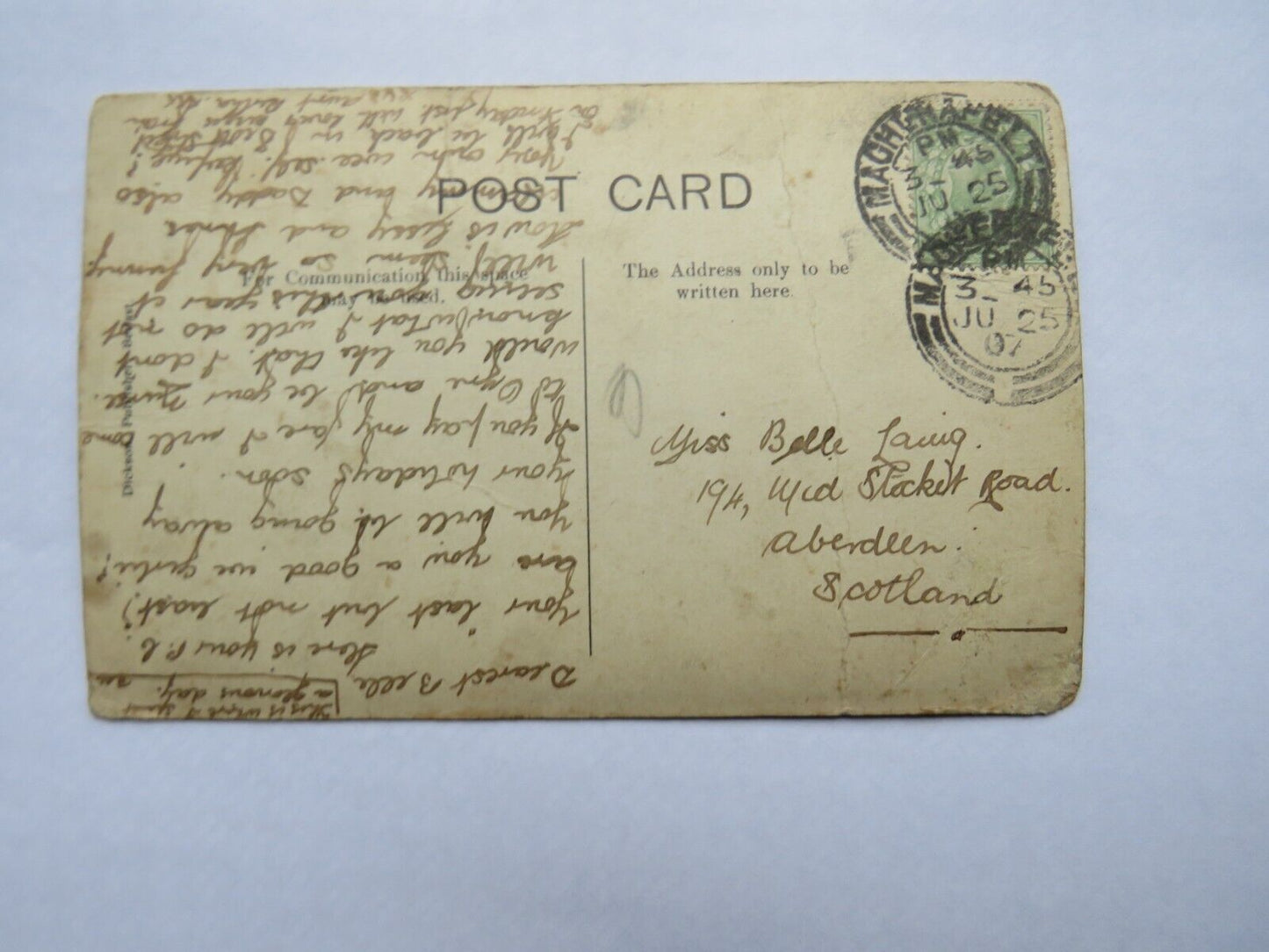 Old Postcard of Causeway; Giants Gateway, Giants Causeway & General View, 1907