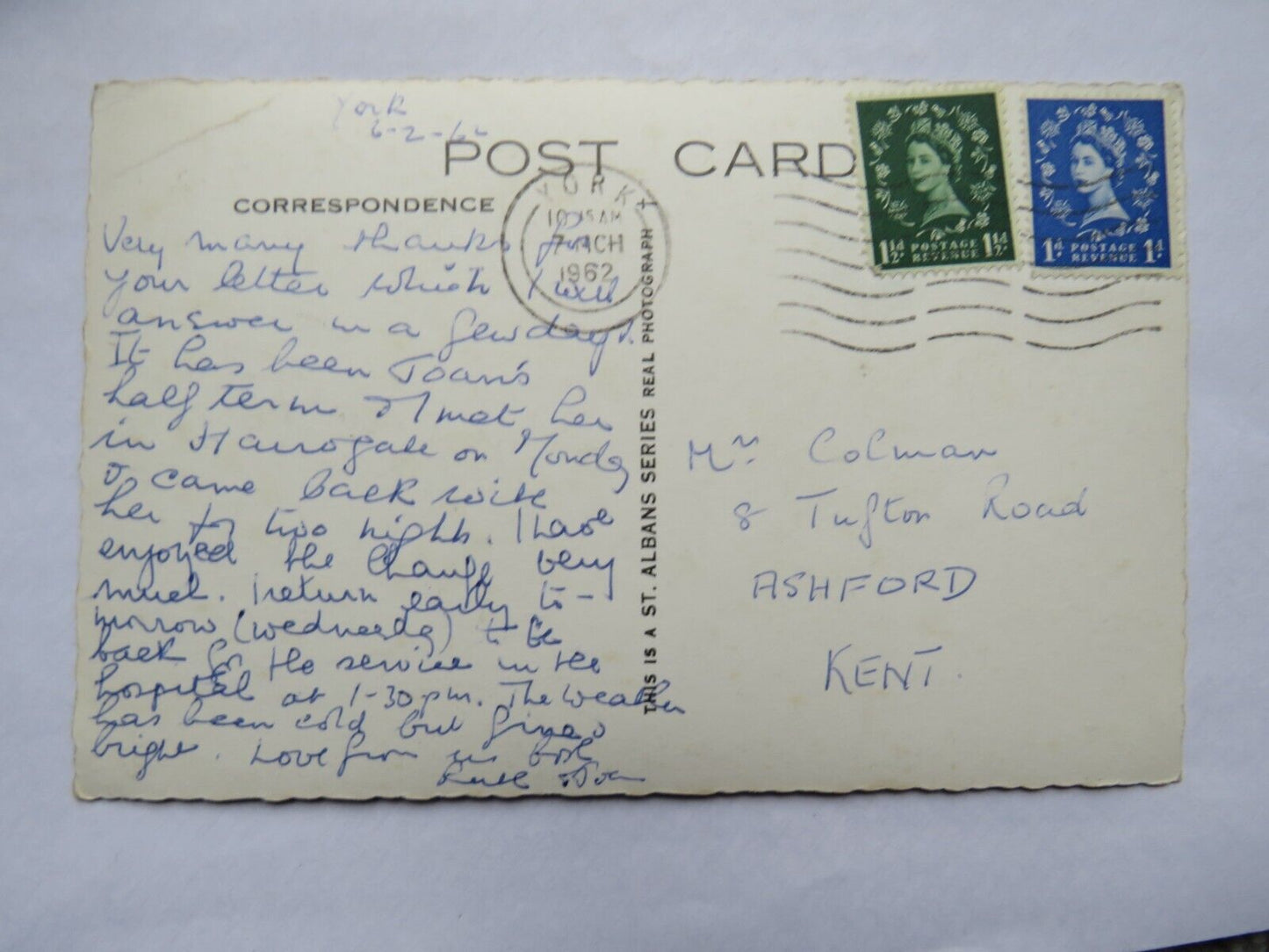 Old Multiview Postcard of York