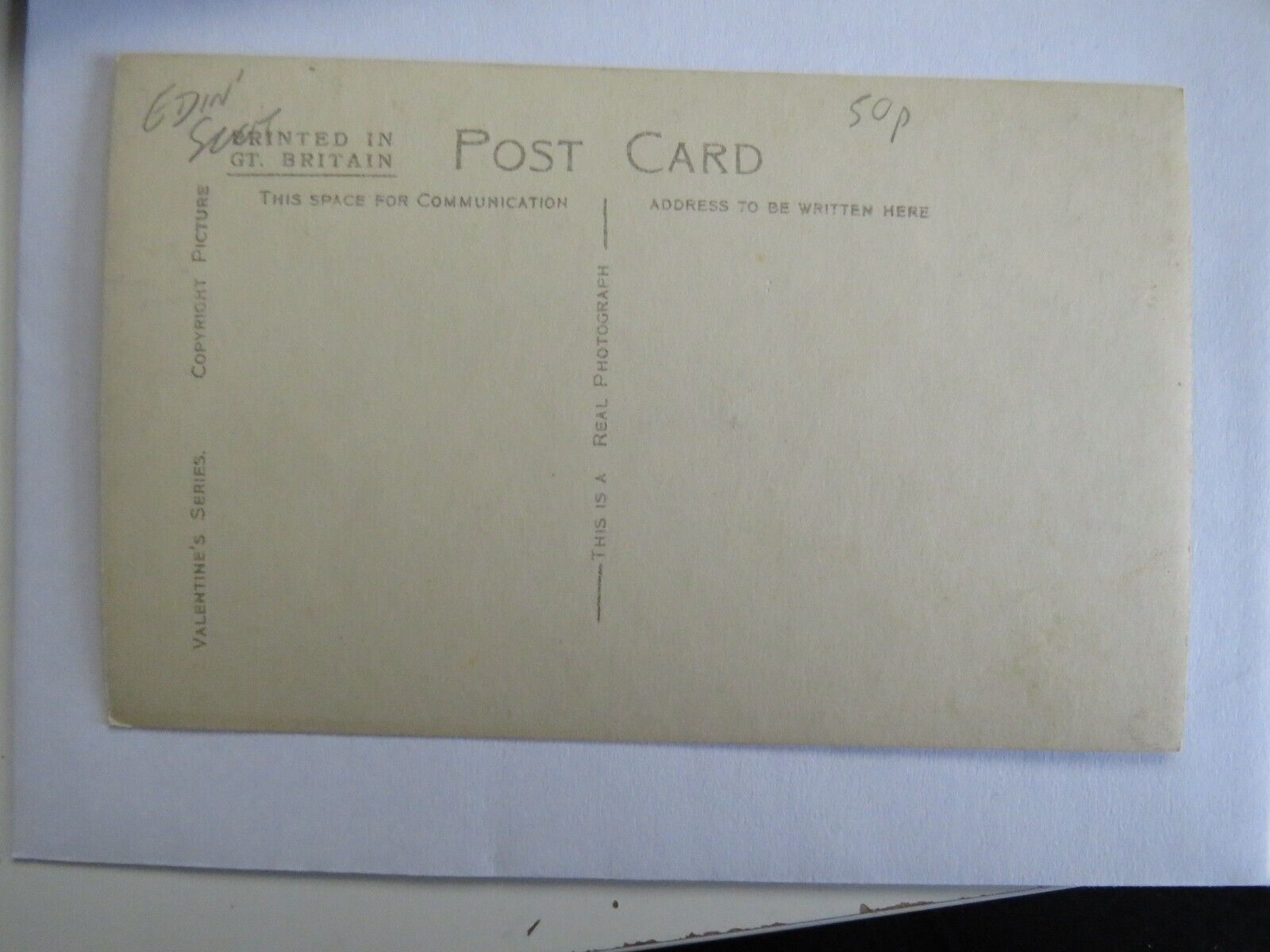 Old Postcard of Edinburgh From The Castle - Ref : 1032