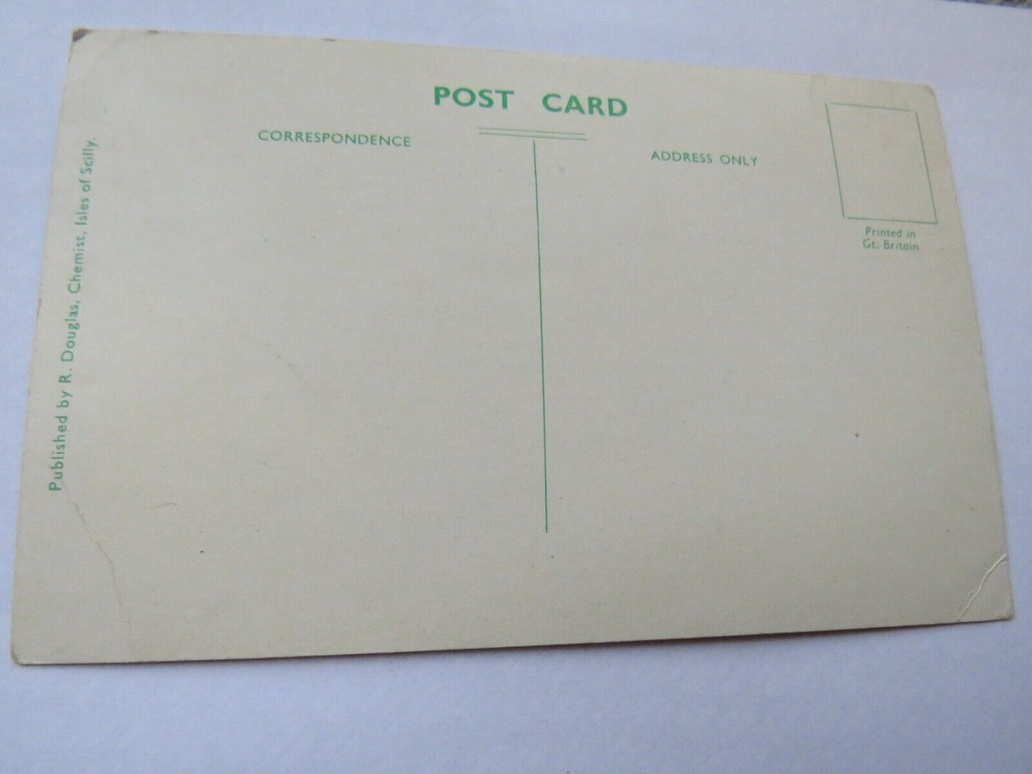 Old Postcard of the R.M.V Scillonian