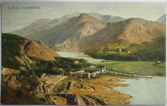 Old Postcard of Llanberis, Celesque Series
