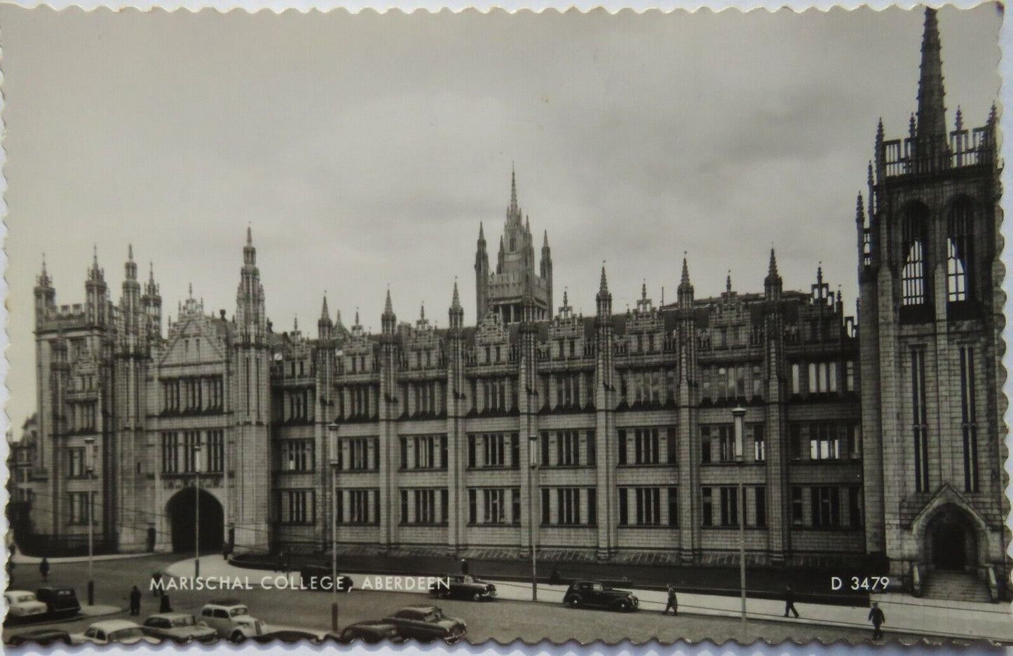 Old Postcard of Marischal College, Aberdeen