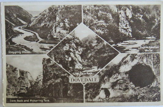 Old Postcard of Dovedale - Ref : 1026
