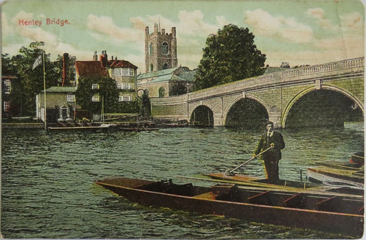 Old Postcard of Henley Bridge 1906 - Ref : 1042