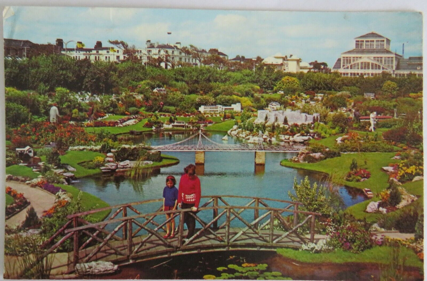 Vintage Postcard of Model Village Gt Yarmouth 1968 - Ref : 1016