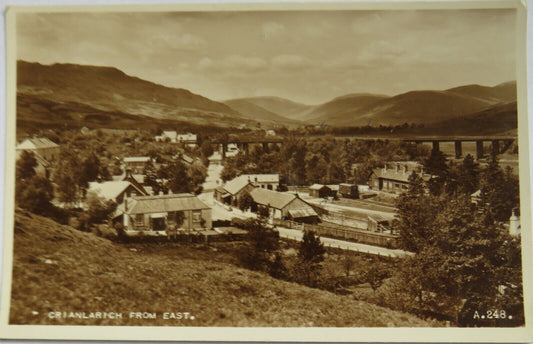 Old Postcard of Crianlarich From East 1954