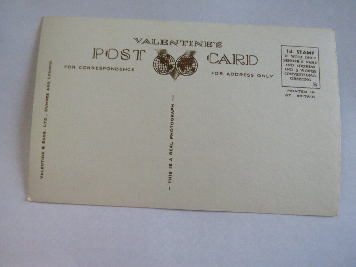 Old Antique Postcard of Inverary, Loch Fyne - Ref : 1037