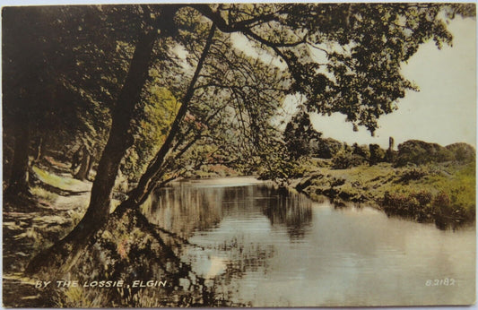 Old Postcard of By The Lossie, Elgin