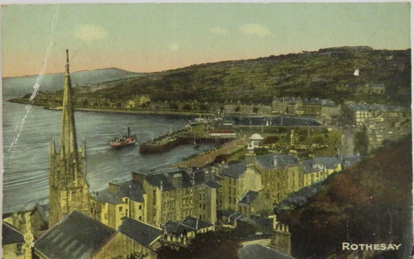 Old Postcard Of Rothesay - Ref : 1015