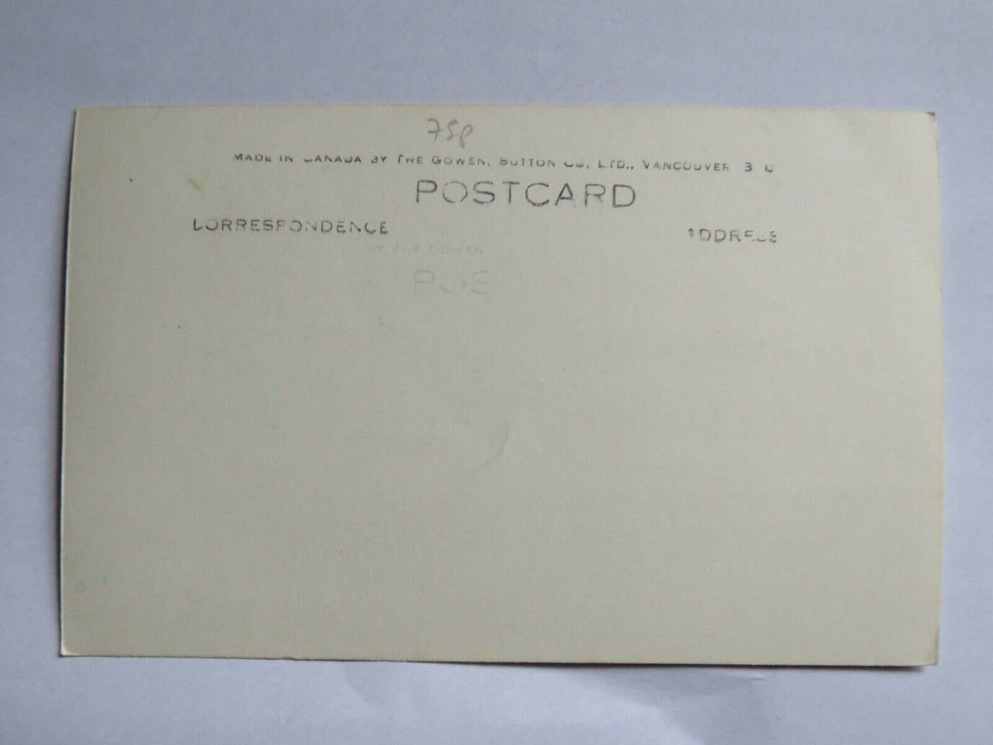 Old Postcard of View From Qualicum Beach Hotel, Canada - Ref : 1011