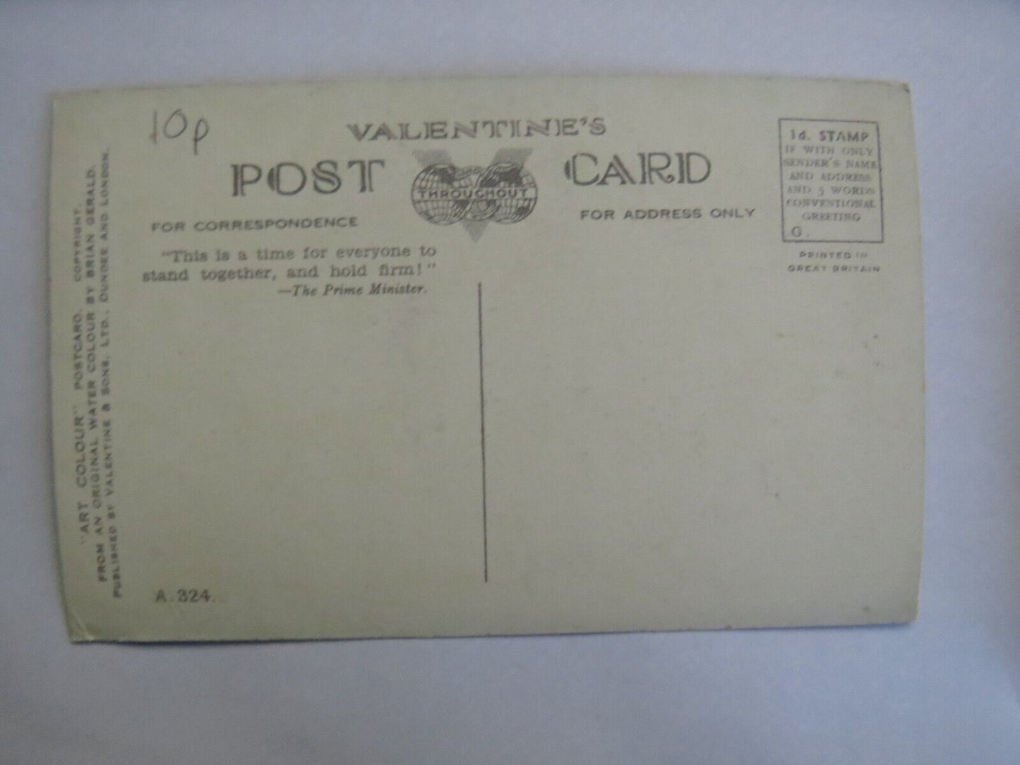 Old Postcard of Loch Ridden, Kyles of Bute - Ref : 1036