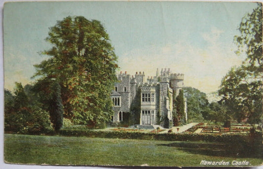 Old Postcard of Hawarden Castle -  Ref : 1012
