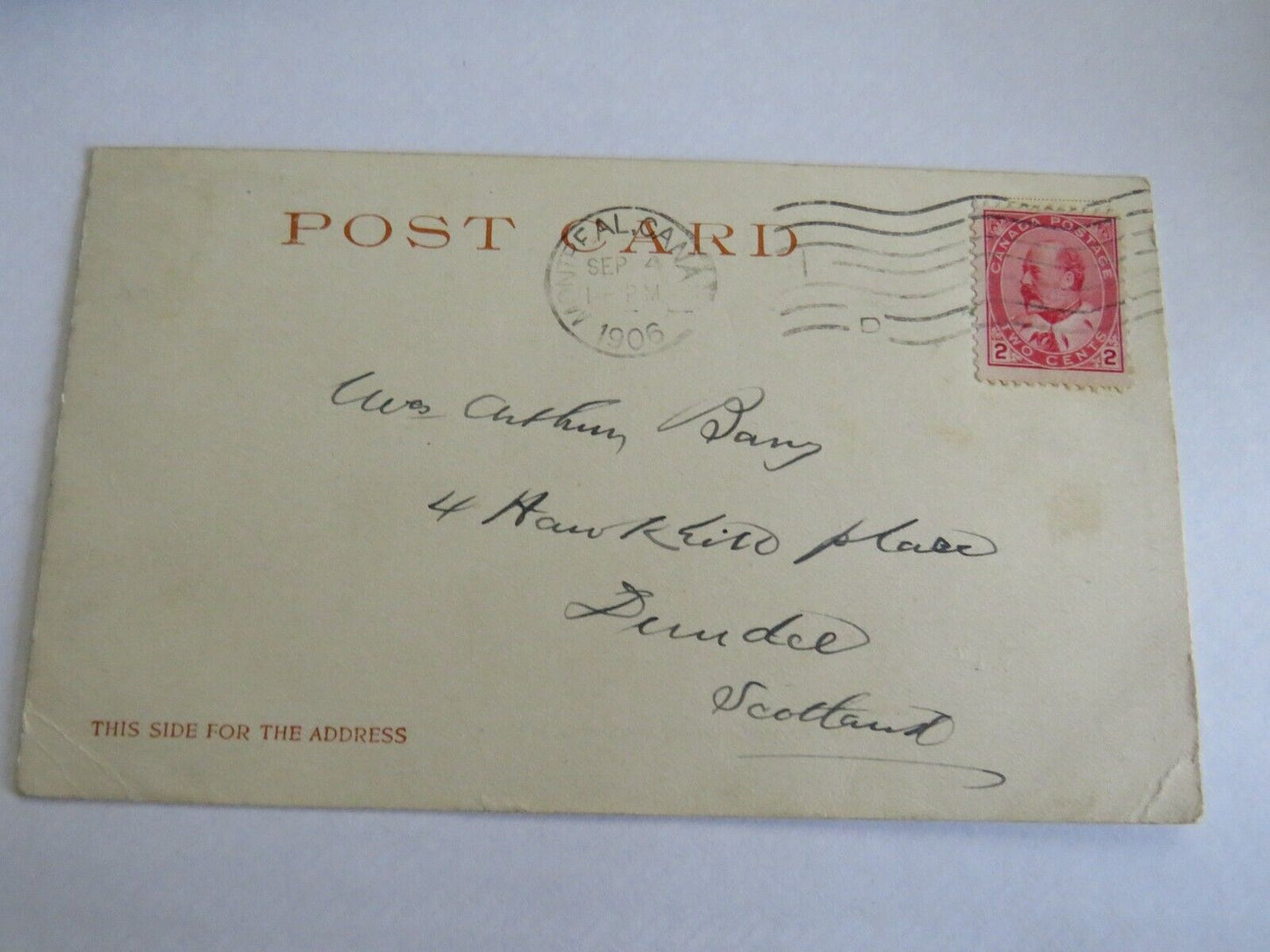 Old Postcard of The Harbour Montreal Quebec 1906 - Ref : 1041