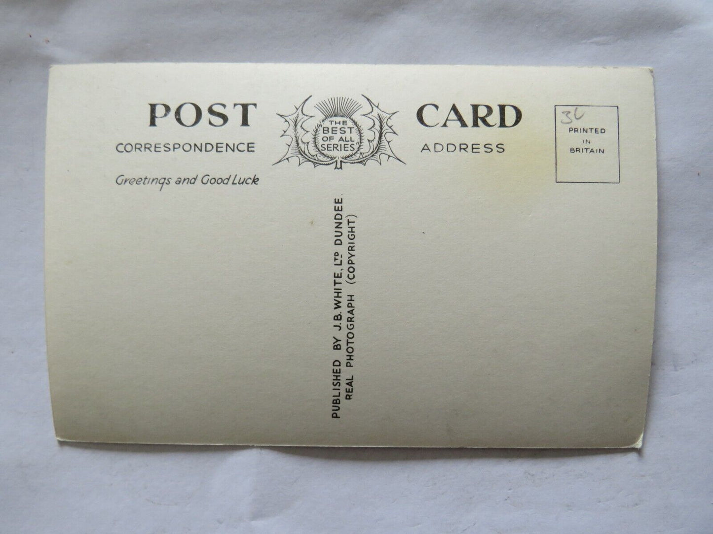 Old Postcard of The Commando Memorial, Spean Bridge - Ref : 1007