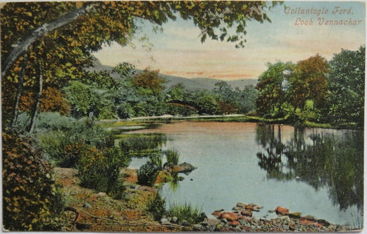 Old Postcard of Coilantogle Ford, Loch Vennachar  - Ref : 1010