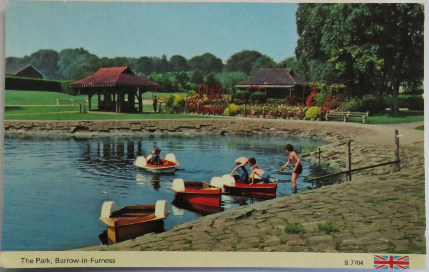 Old Postcard of The Park, Barrow In Furness - Ref : 1037
