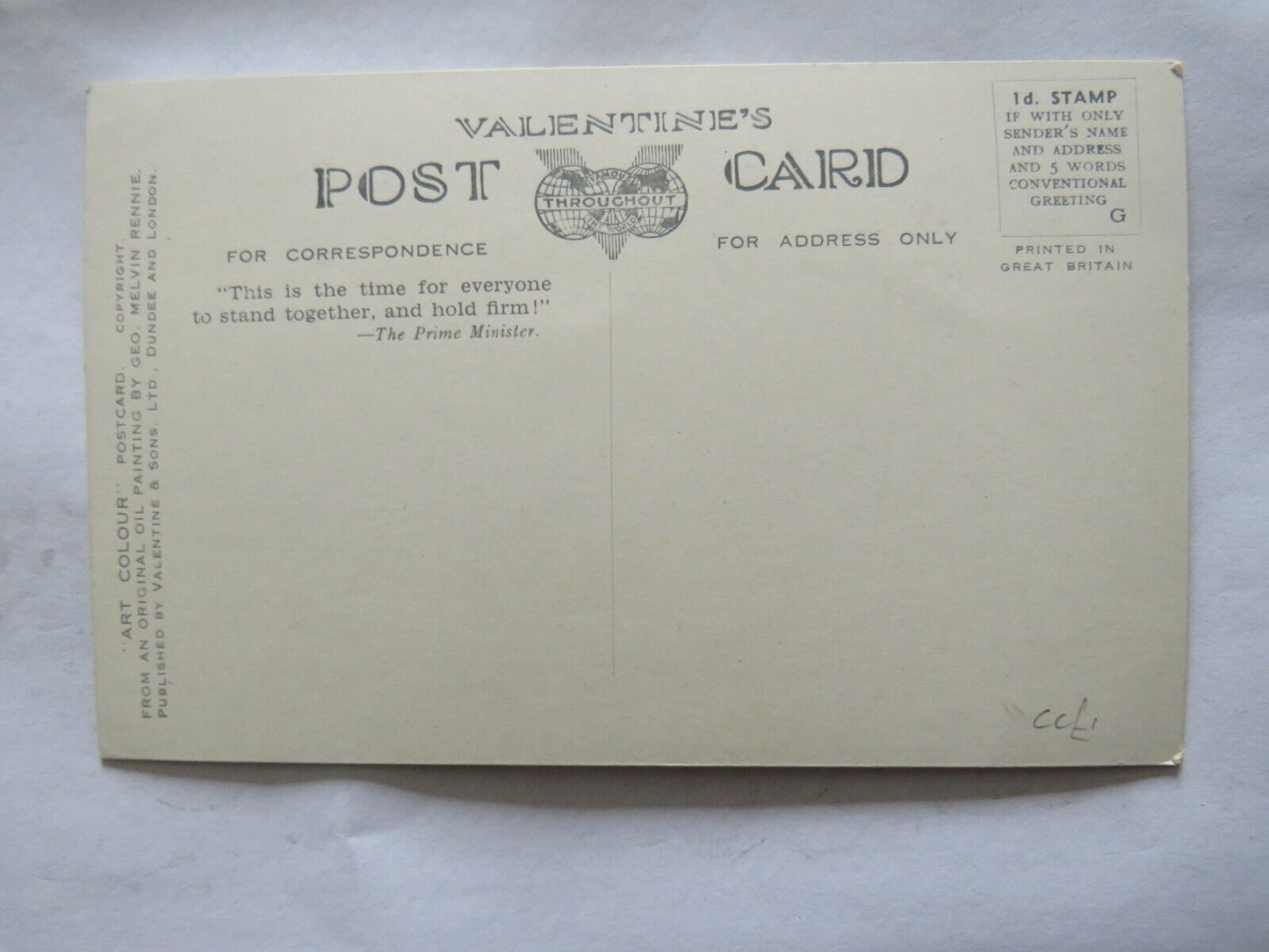 Old Postcard of Lochnagar - Ref : 1007