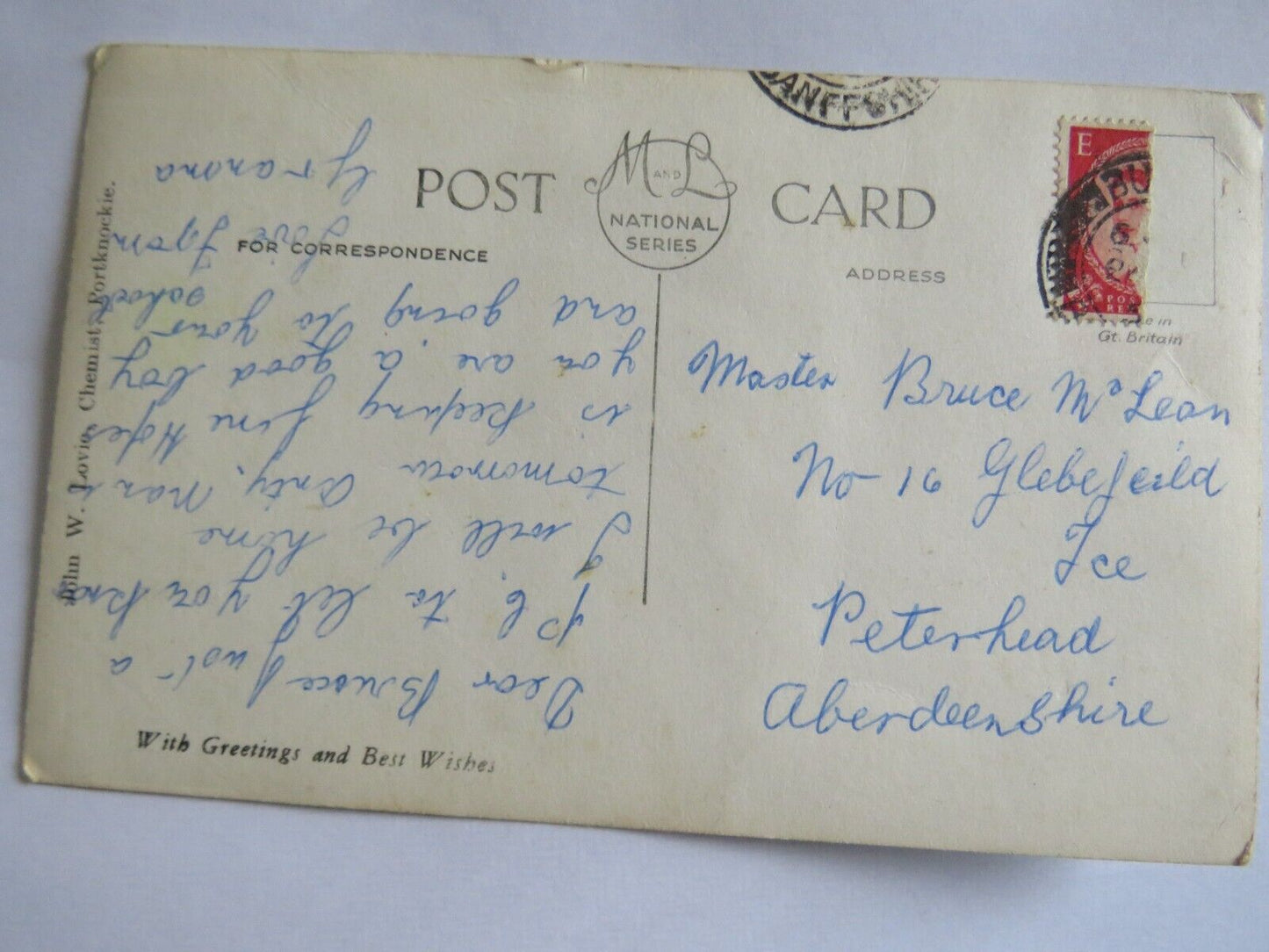 Old Postcard of Portknockie - Ref : 1020