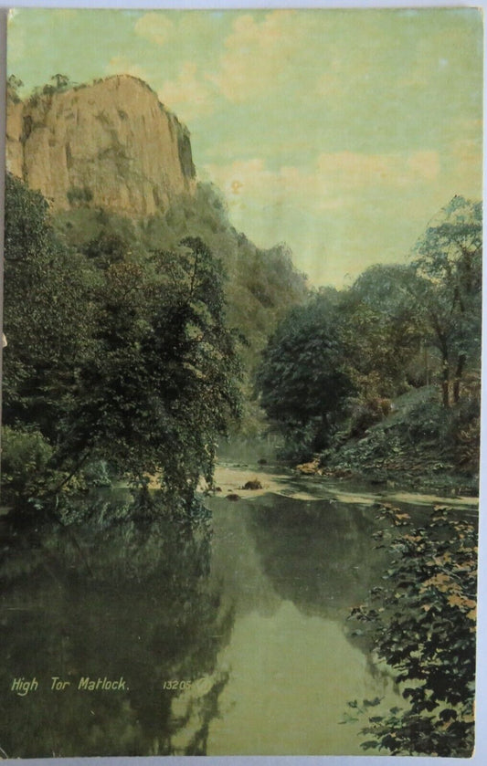Old Postcard of High Tor Matlock   - Ref : 1025